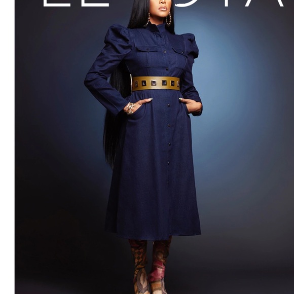 Denim.  dress - Picture 6 of 6